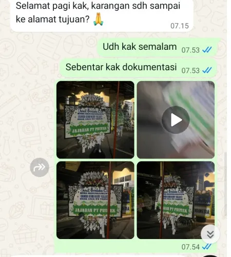 Pengiriman Papan Bunga Selamat Baranangsiang