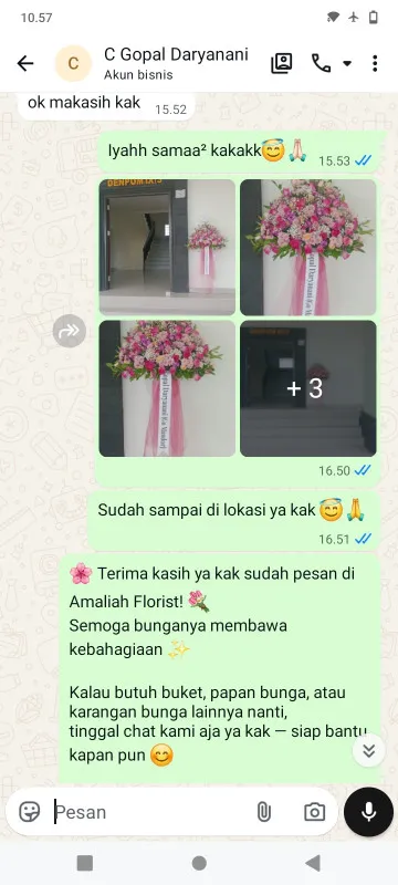 Pengiriman Karangan Bunga Baranangsiang