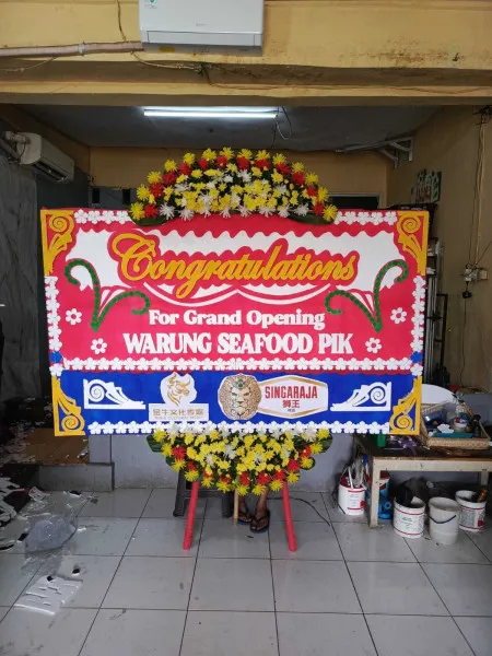 Papan Bunga Ucapan Selamat Baranangsiang