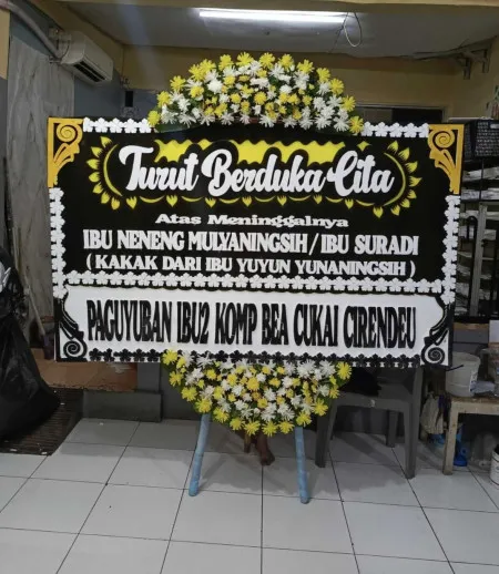 Papan Bunga Duka Baranangsiang