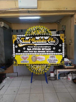 Papan Bunga di Baranangsiang